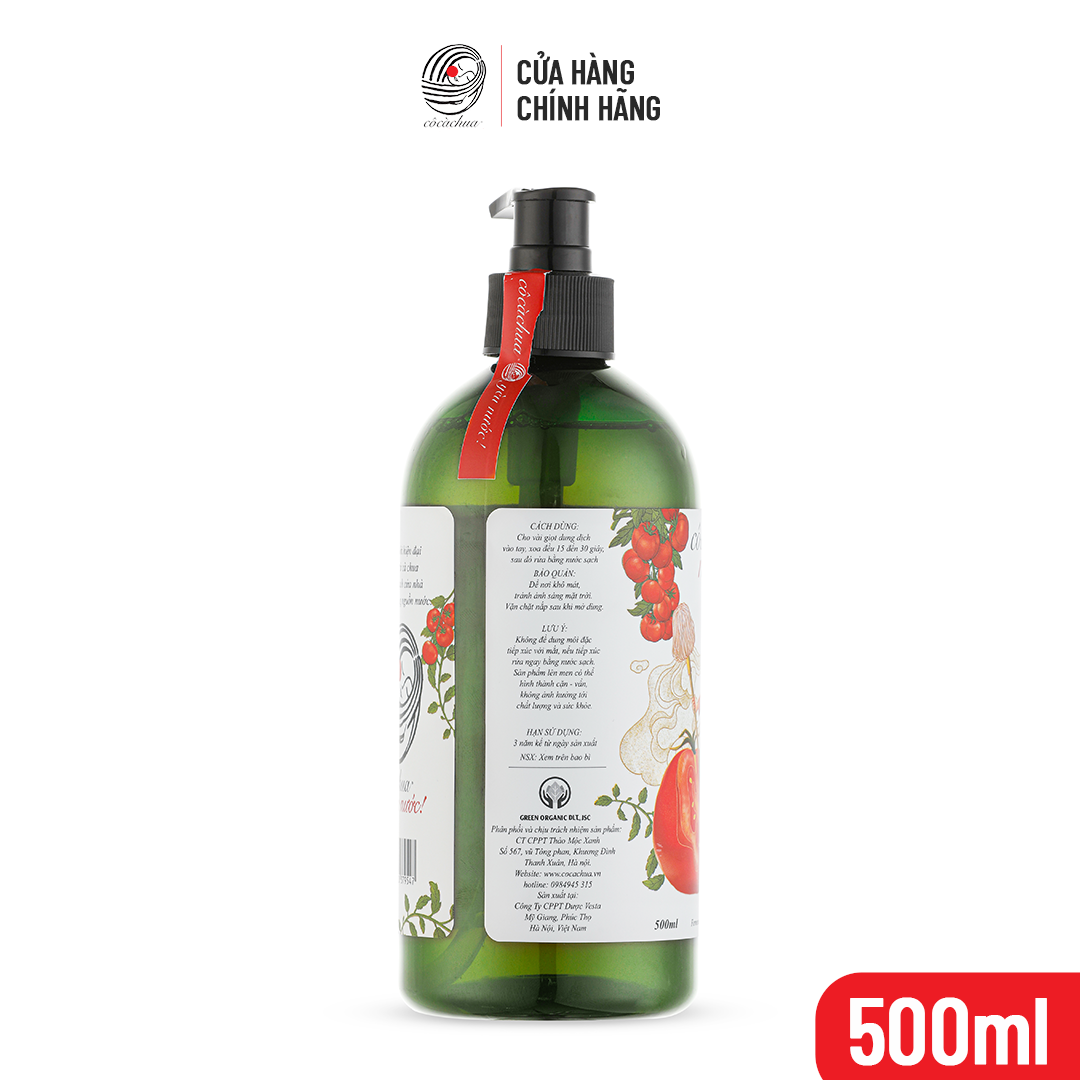 Nước Rửa Tay Cô Cà Chua Mới Toanh 500ML Sạch Khuẩn Bảo Vệ Sức Khỏe