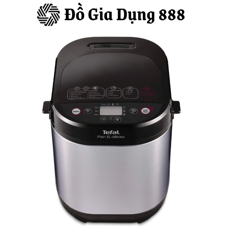 Máy Làm Bánh Mỳ Tefal PF240E, 20 Chương Trình Tự Động, Dung Tích 1L, Nhập Đức, Bh 12 Tháng