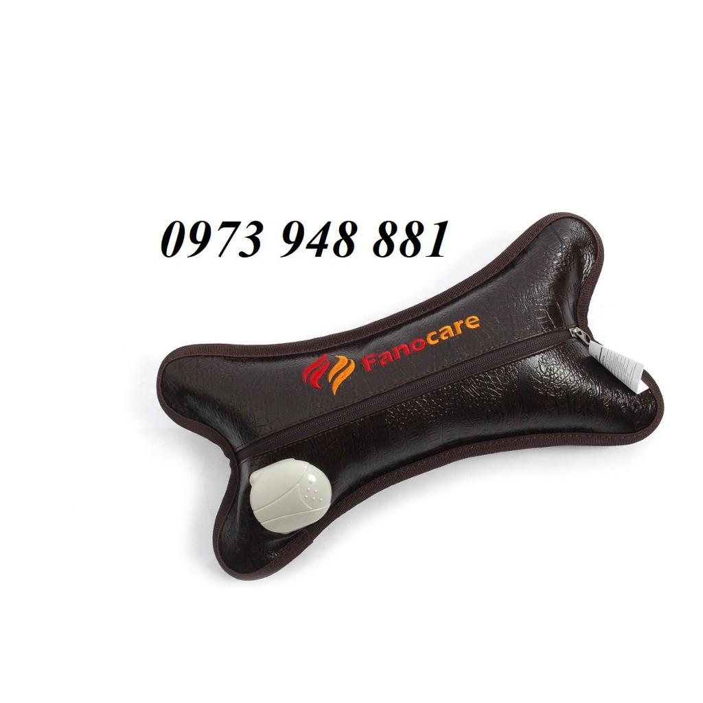 Gối đá nhiệt nóng kèm đá từ tính Hàn Quốc Fanocare giảm đau mỏi vai gáy, thoát hoá đốt sống cổ, ngủ ngon giấc loại nhỏ