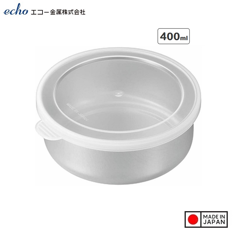 Hộp inox đựng thực phẩm có nắp đậy an toàn Echo - hàng nội địa Nhật Bản