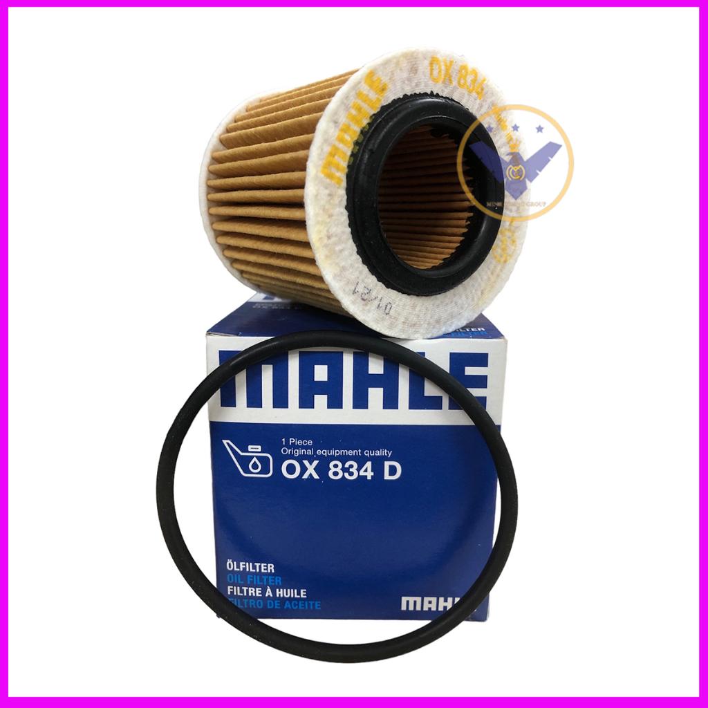 Combo 2 Lọc nhớt chính hãng Mahle OX-834D cho xe Ford Ranger, Mazda BT50, Everest máy 2.2, 3.2