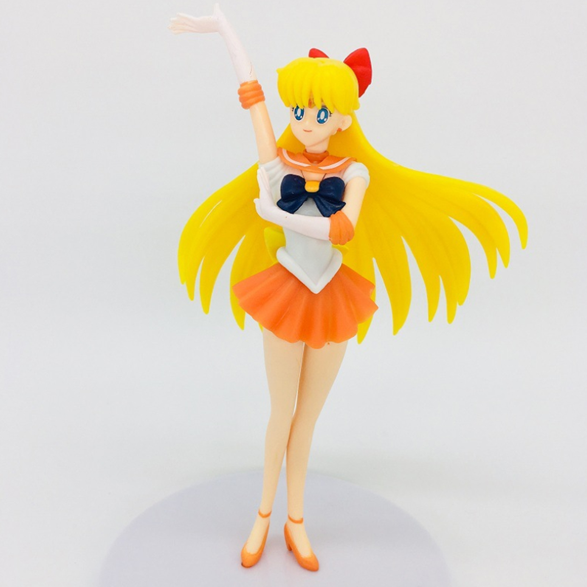 ( Sailor Venus) Đồ chơi lắp ráp mô hình thủy thủ mặt trăng Sao Kim trang trí bàn học (16 cm) có giá đỡ