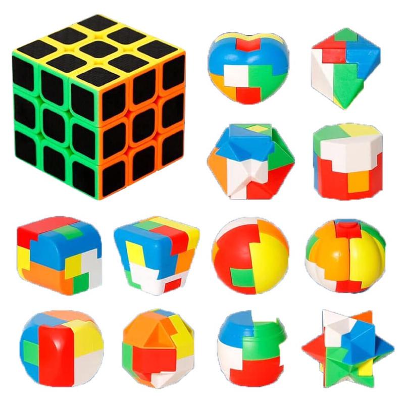 Bộ 3 Đồ Chơi Rubik 3x3x3 Kèm Hình Khối Đặc Biệt - Fantasy Cube KX733-4