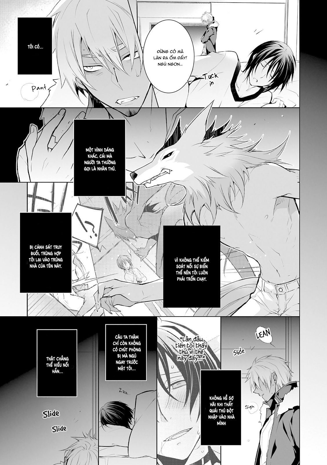 anh chàng người sói và tiểu thuyết gia lập dị chapter 2.1 5