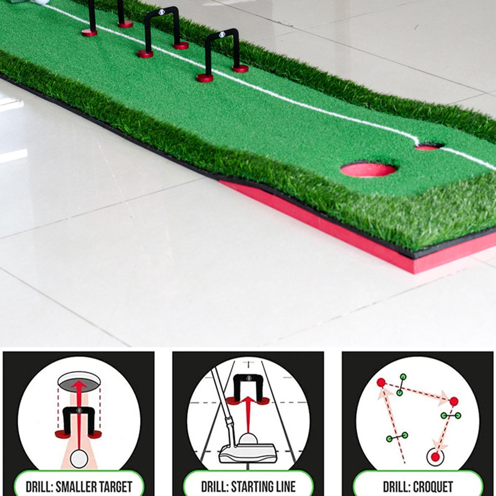 3Pcs Golf Putting Gates Target Golf Training Aid Precision Practice Supplies