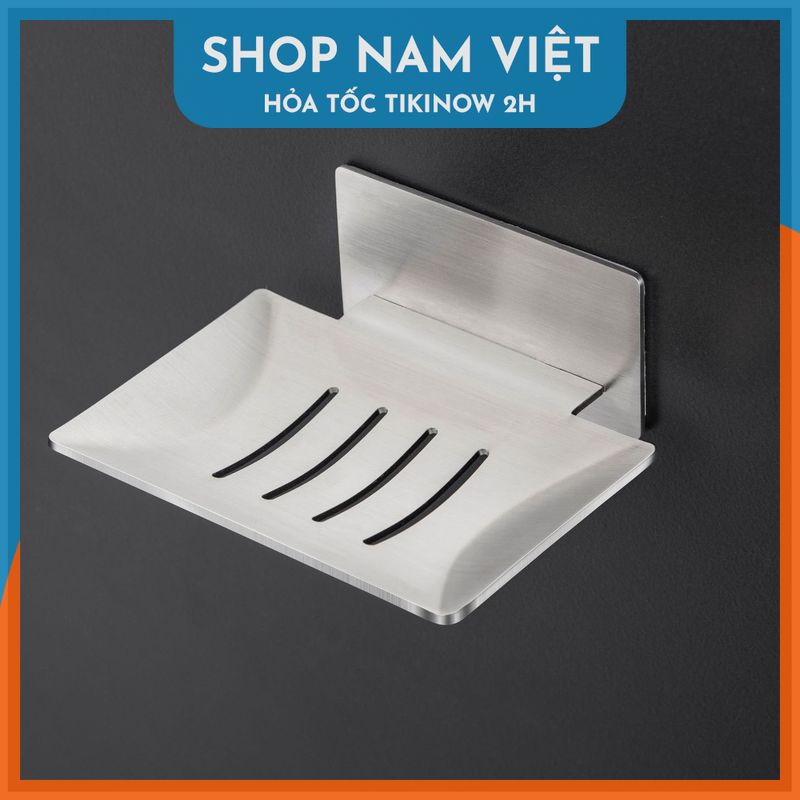 Khay Xà Phòng Inox 304 Cao Cấp Dán Gạch Men, Dán Kính