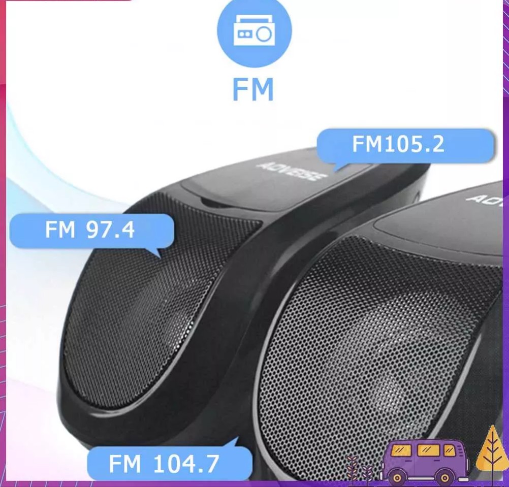 loa AOVEISE MT493 gắn chân gương xe máy kết nỗi bluetooth âm thanh cực chất chống nước