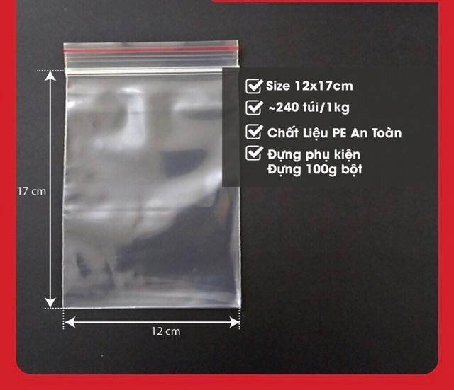 1kg túi zipper chỉ đỏ