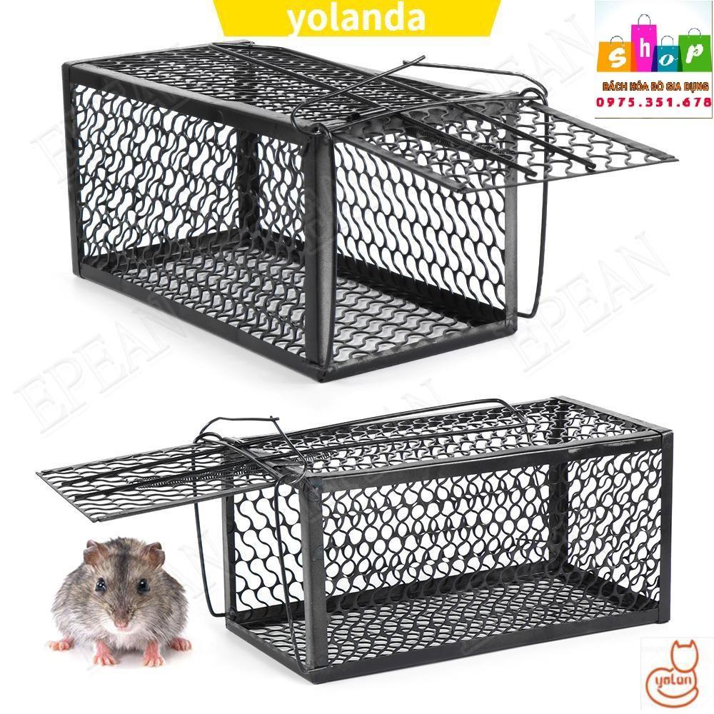 Bẫy chuột lồng sắt cỡ nhỡ 28 x15x15cm -hàng sắt Nam Đinh Có thể tái sử dụng-Giadung24h