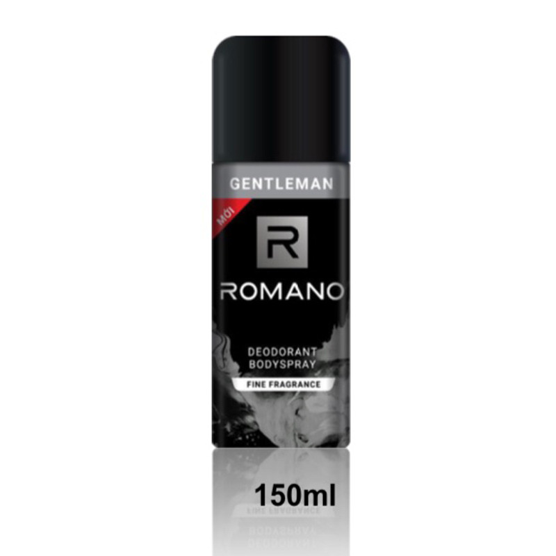 Xịt Ngăn Mùi Toàn Thân Romano Gentleman 150ml (mẫu mới)