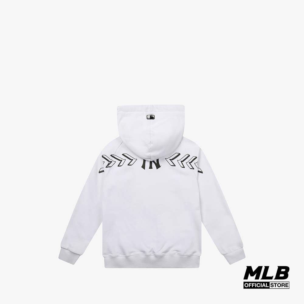 MLB - Áo hoodie tay dài phối mũ thời trang Symbol Overfit