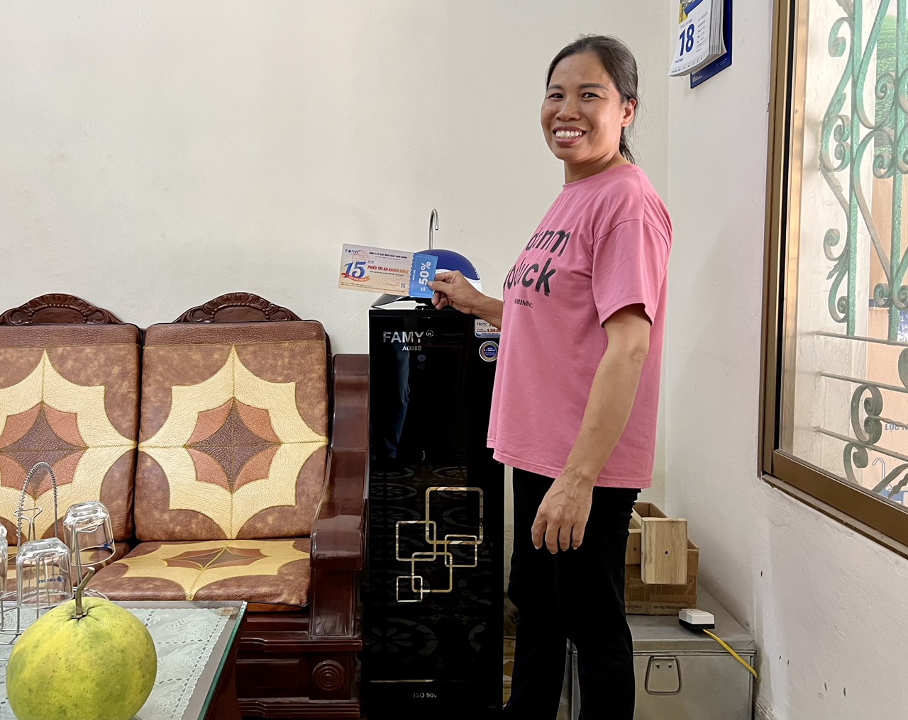 Máy Lọc Nước RO 10 Cấp Lọc Famy Model AO88B - Hàng Chính Hãng Cao Cấp - An Toàn Và Tốt Cho Sức Khoẻ