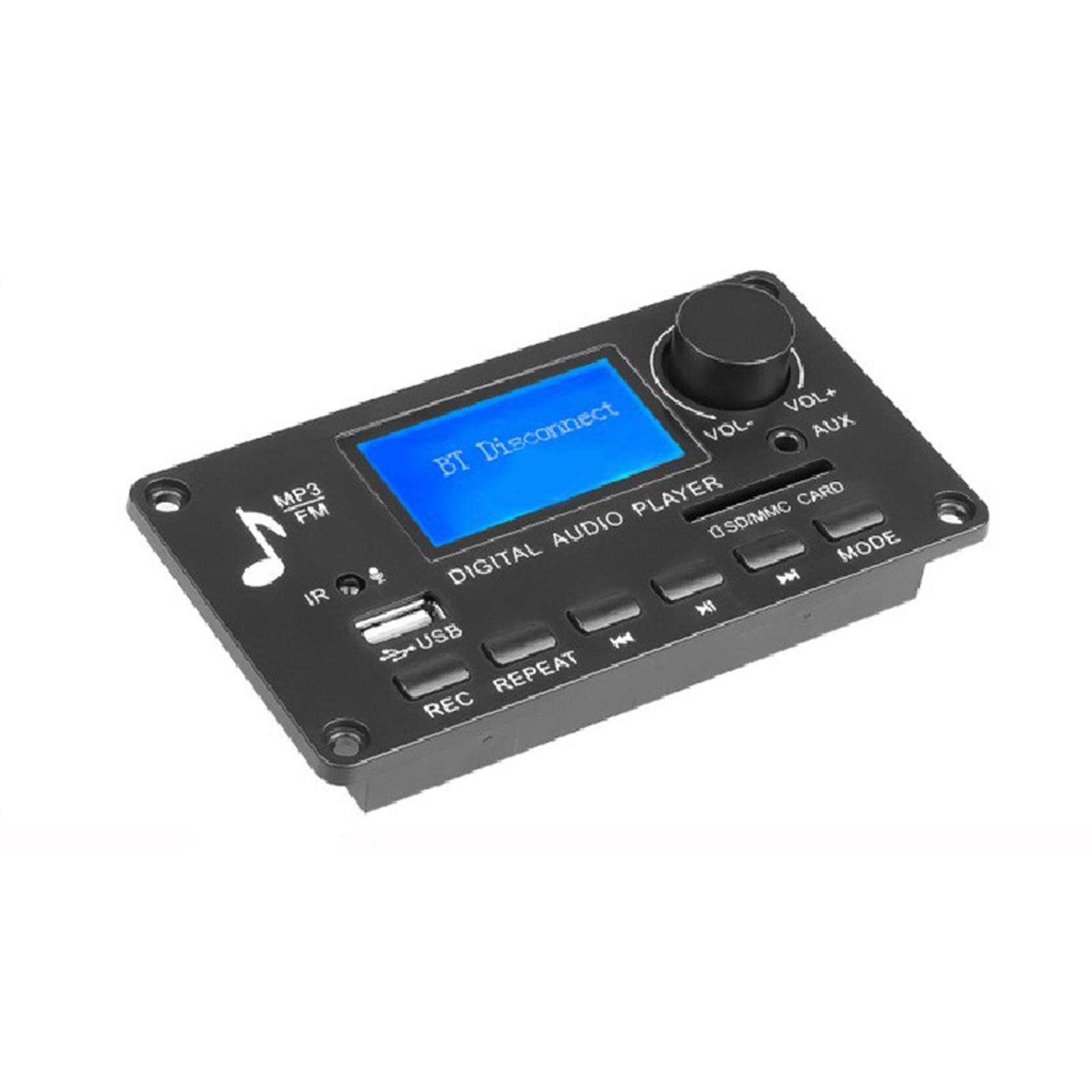 Audio Module USB TF USB FM Car Radio 12V Display Bluetooth MP3 Board
