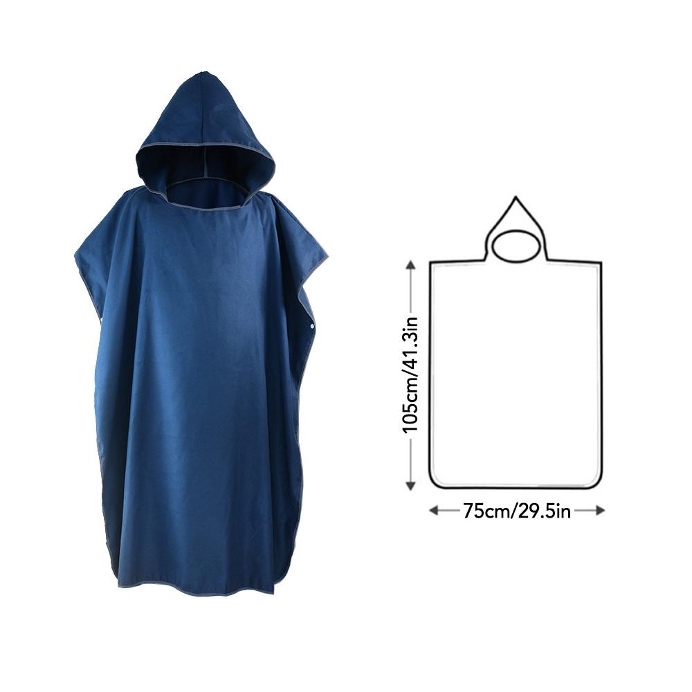 Khăn trùm khô nhanh cho bãi biển để thay đồ, giữ ấm cho cơ thể