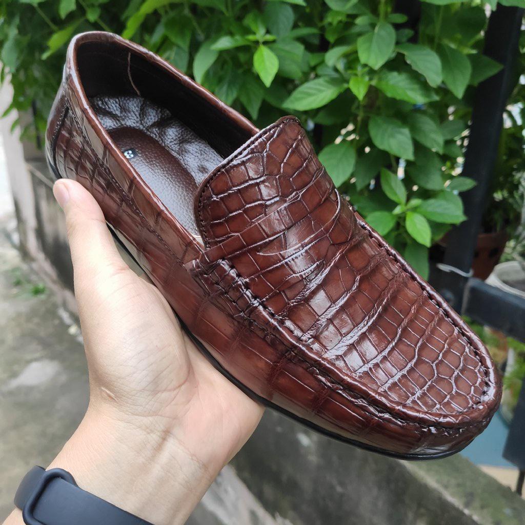 Giày Nam GL3N. Da bụng cá sấu đẹp thanh lịch!