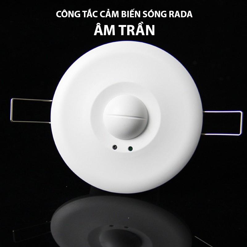 CÔNG TẮC CẢM BIẾN CHUYỂN ĐỘNG VI SÓNG RADA M003 LOẠI ÂM TRẦN 220V