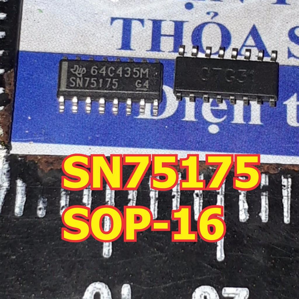 2 con SN75175N【SOP-16】IC 4 bộ khuếch đại vi sai KDE1601