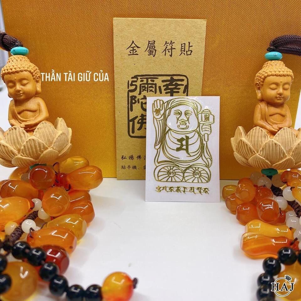 Miếng dán điện thoại tài lộc, may mắn