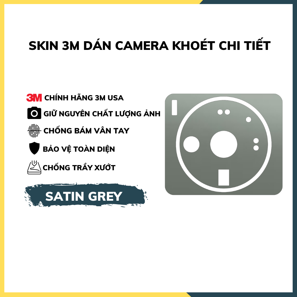 Miếng dán camera mi 12s ultra skin chống trầy xướt mua 1 tặng 1 phụ kiện huỳnh tân store