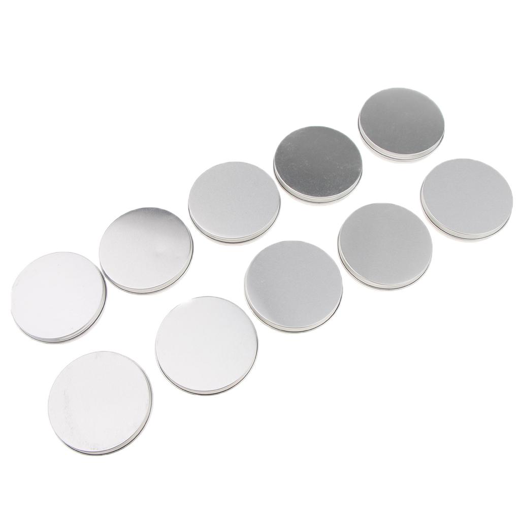 10 CÁI Nhôm Trống Tin Lọ Vít Có Thể Bình Kem Lip Balm Container