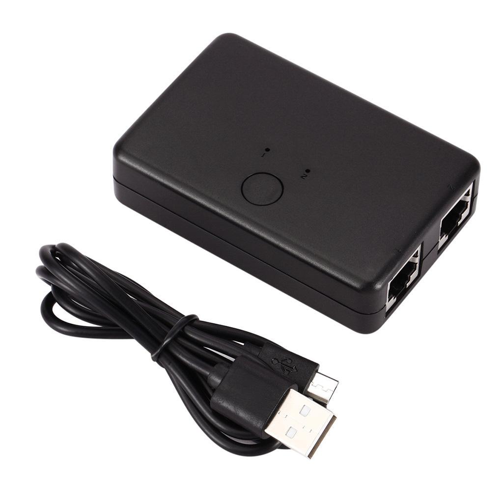 Mini Network Switch 2 Port Desktop Internet   Housing Switcher