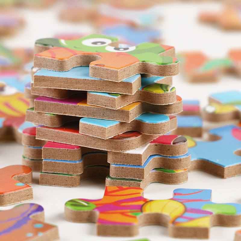 ĐƯỢC CHỌN 20 MẪU Đồ chơi tranh ghép 60 mảnh gô Puzzle hộp đựng sắt cao cấp cho bé