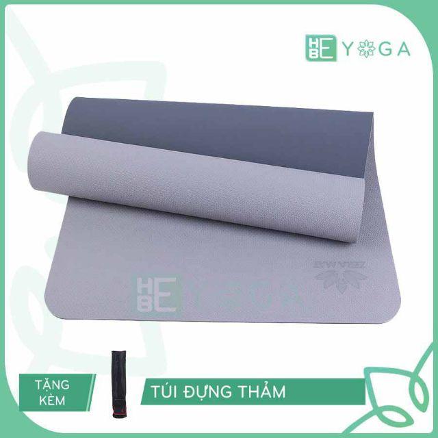 Thảm yoga TPE 2 lớp dày 8ly. Thảm yoga. HCM