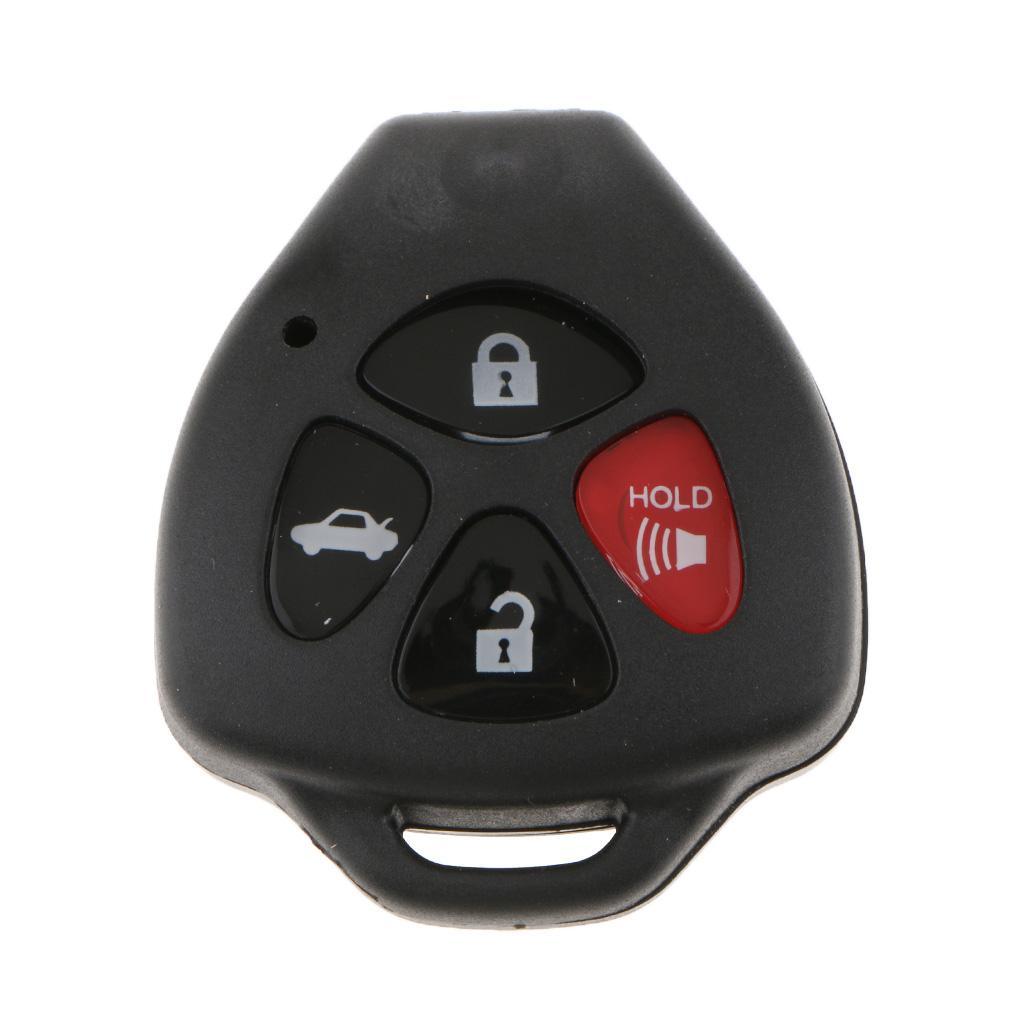 3xCar 4 Buttons Remote Key Cover Case Shell For