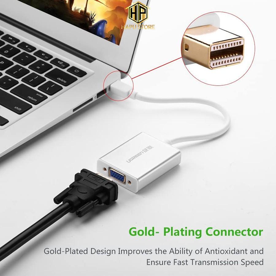 Cáp chuyển đổi Mini Displayport sang VGA Ugreen 10403 chính hãng - Hàng Chính Hãng