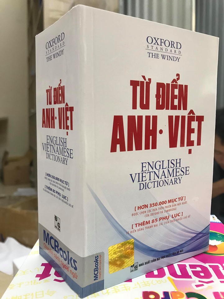 Từ điển Anh – Anh- Việt  ( tái bản thay bìa trắng kẻ xanh ) ( BẢN MỚI 2020) KT