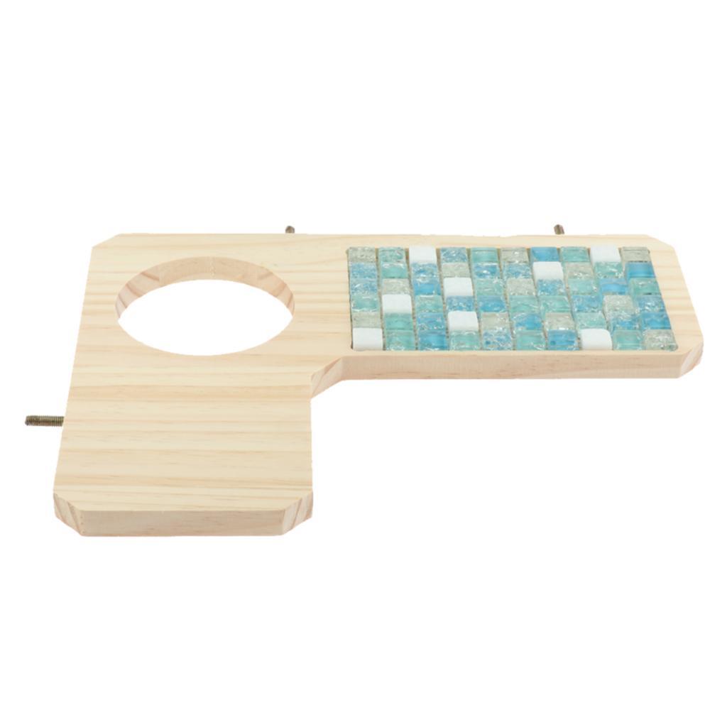 Hamster Wooden Stand Platform Hamster Cage Accessories for Small Pet