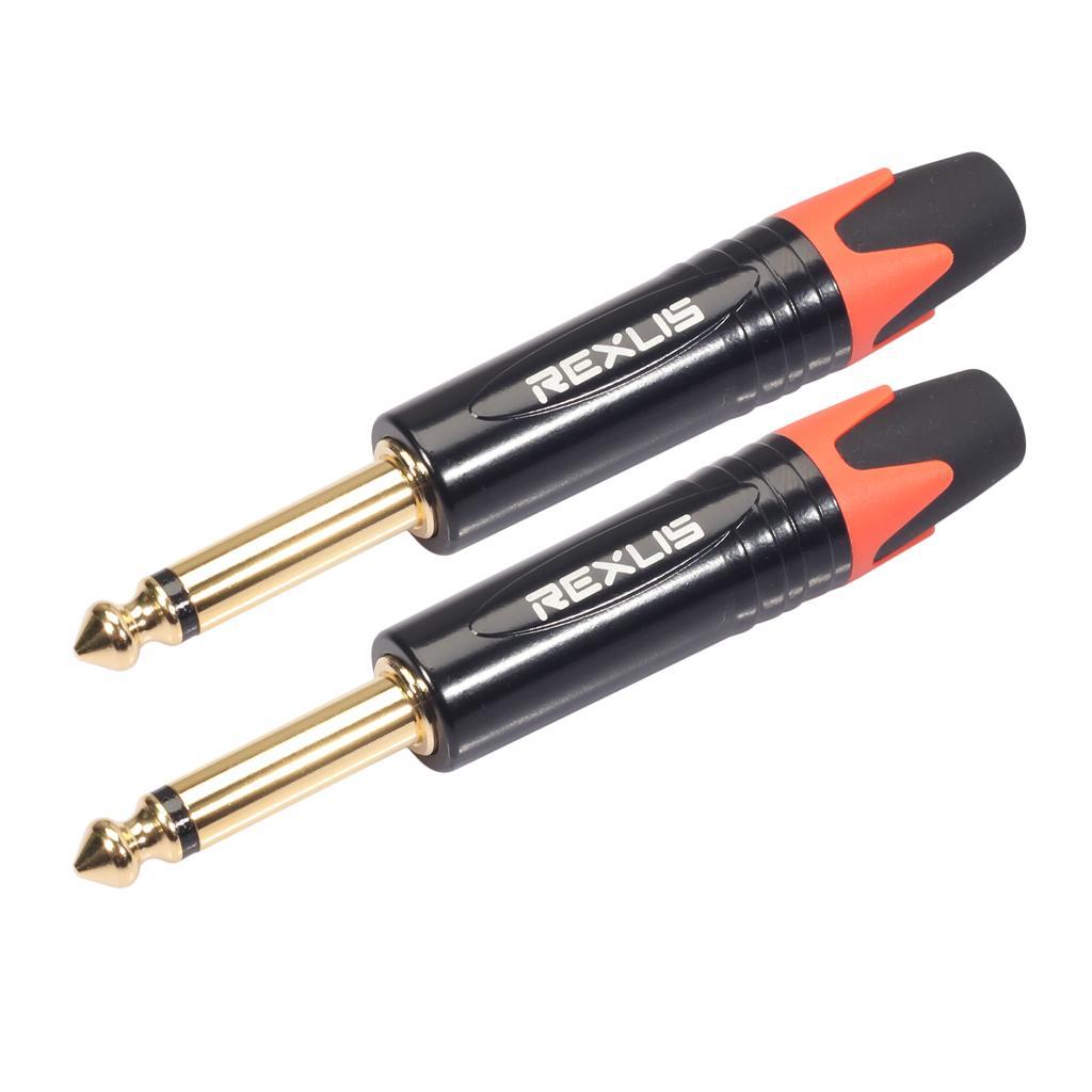 6.35mm Stereo Jack Plug for DIY Audio Soldering for Microphone Guitar