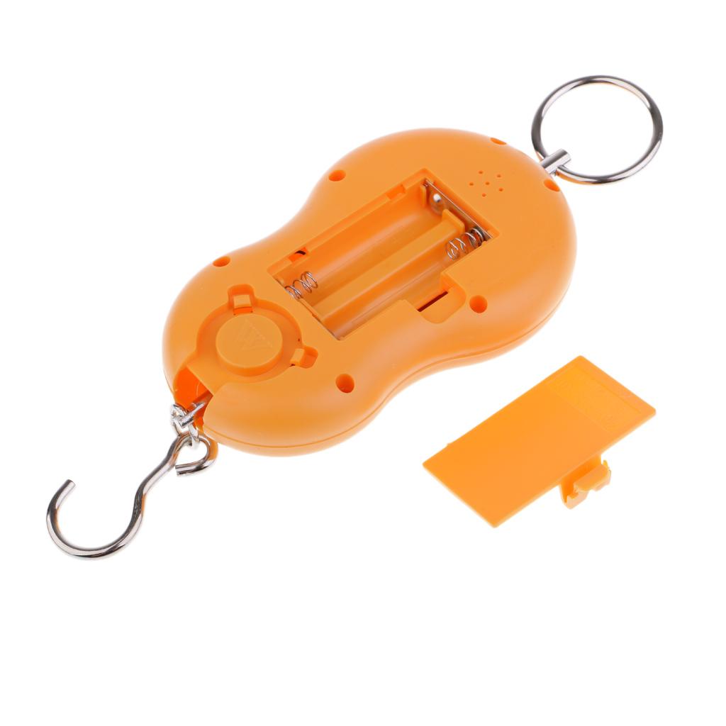 50kg/10g Pocket LCD Digital Fish Hanging Luggage Weight Hook Scale