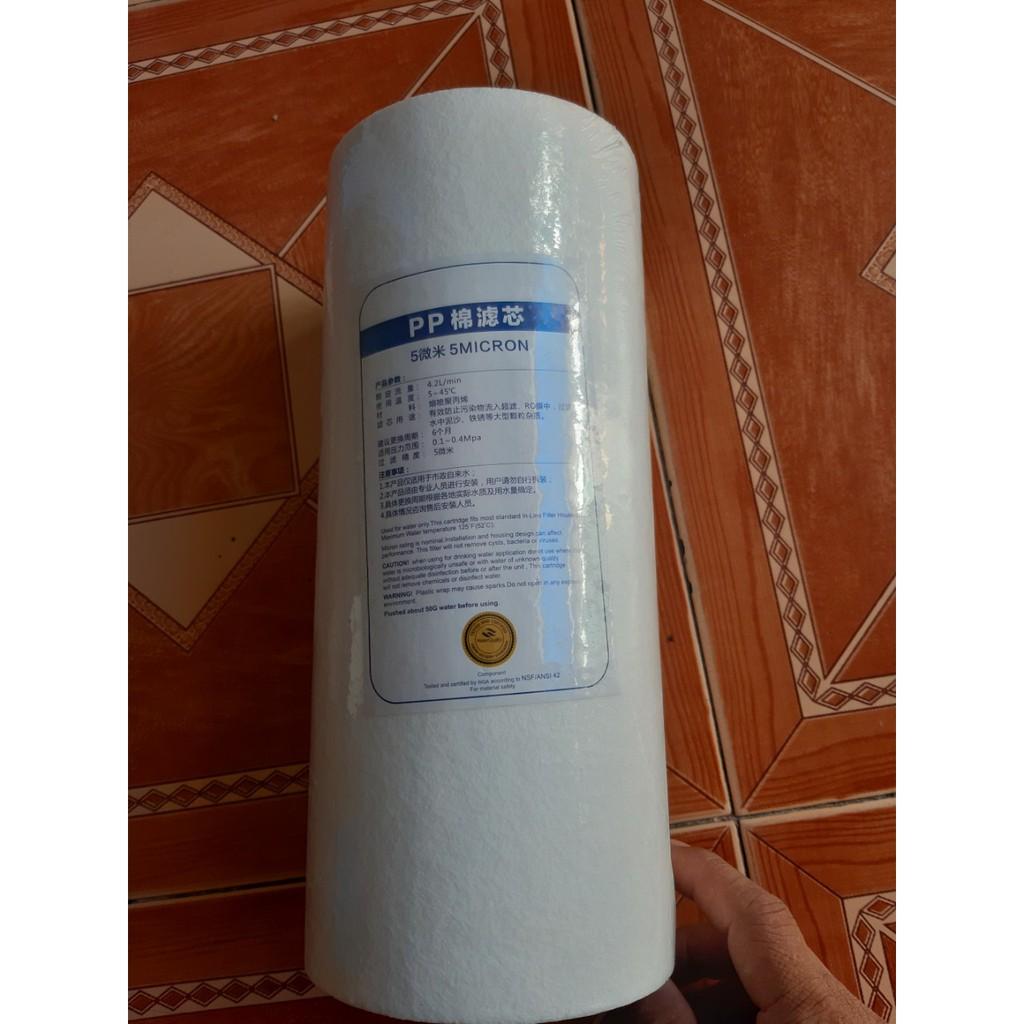 LÕI LỌC NƯỚC PP BÉO,PP BIGBLUE 10in 25*11