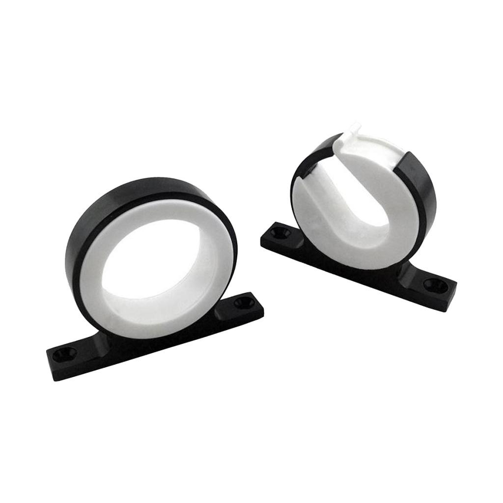 2X Hợp Kim Màu Đen Xả Núi Tàu Đánh Cá Giữ Cần Chân Đế Cho Thuyền Kayak Thuyền Buồm