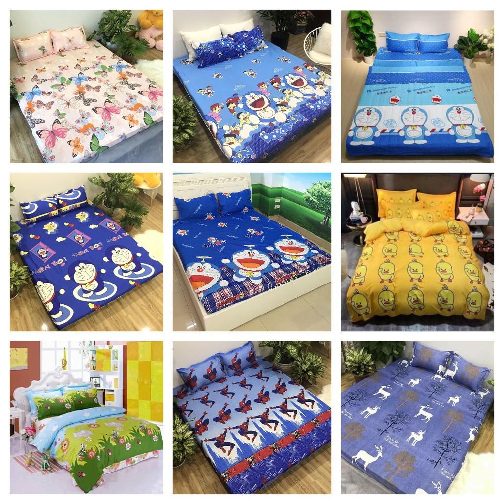 Vỏ chăn lồng ruột 1m6x2m mẫu bơ xanh thanh lý gấp
