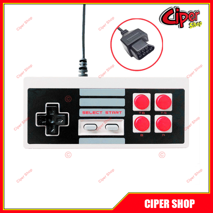 Tay cầm có dây máy game 4 nút dòng HDMI - tay cam chơi game điện tử