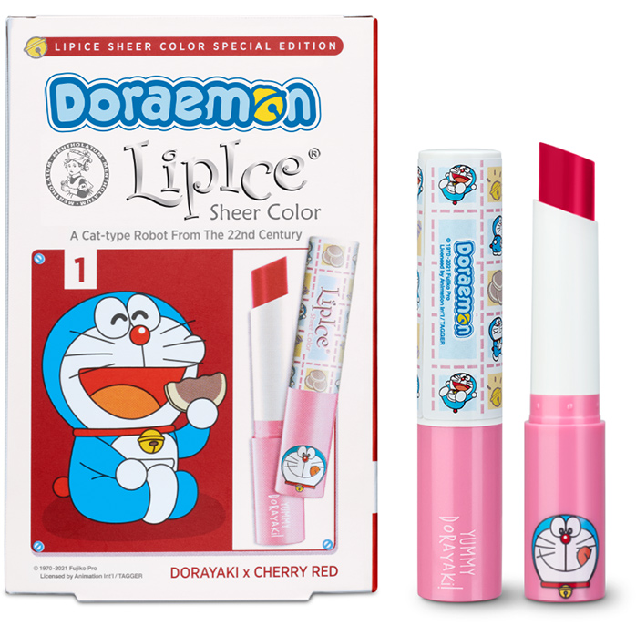 Son Dưỡng Có Màu Tự Nhiên LipIce Sheer Color x Doraemon 2.4g (Phiên Bản Giới Hạn)