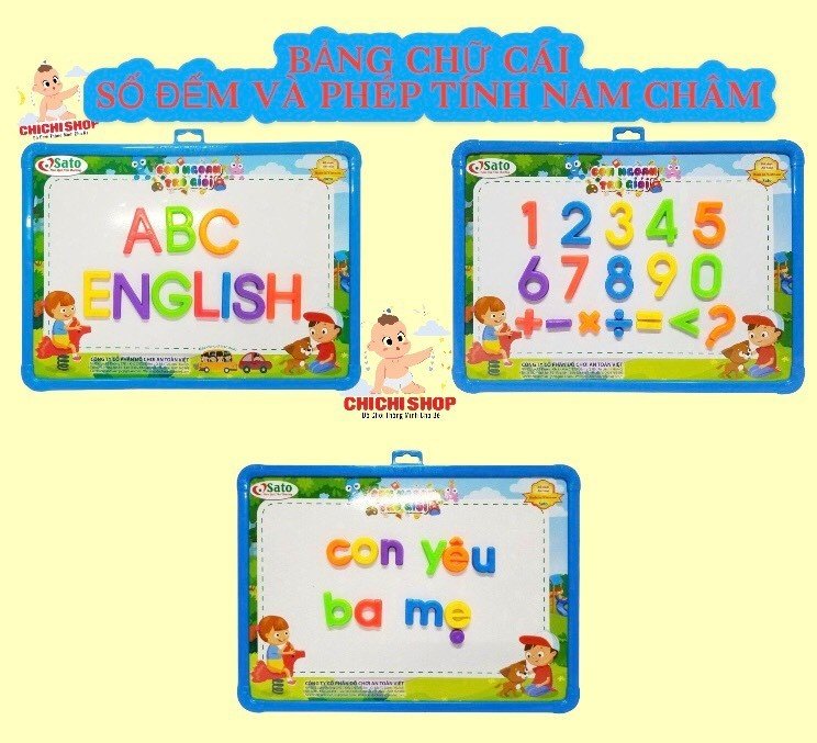 Bộ Đồ Chơi Giáo Dục Chữ Cái Và Số Gắn Nam Châm Con Ngoan Trò Giỏi Có Giá Đỡ Tiện Lợi Cho Bé Kèm Trò Chơi Con Rắn Vui Nhộn