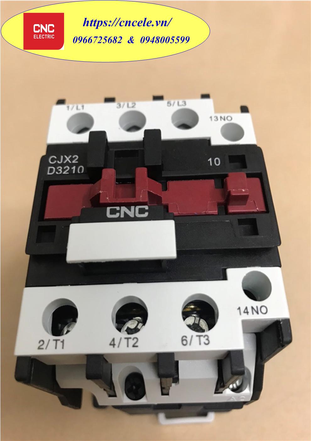 Khởi Động Từ CNC 3 Pha - 32A, CONTACTOR CNC 3P - 32A, Mã CJX2D-3210
