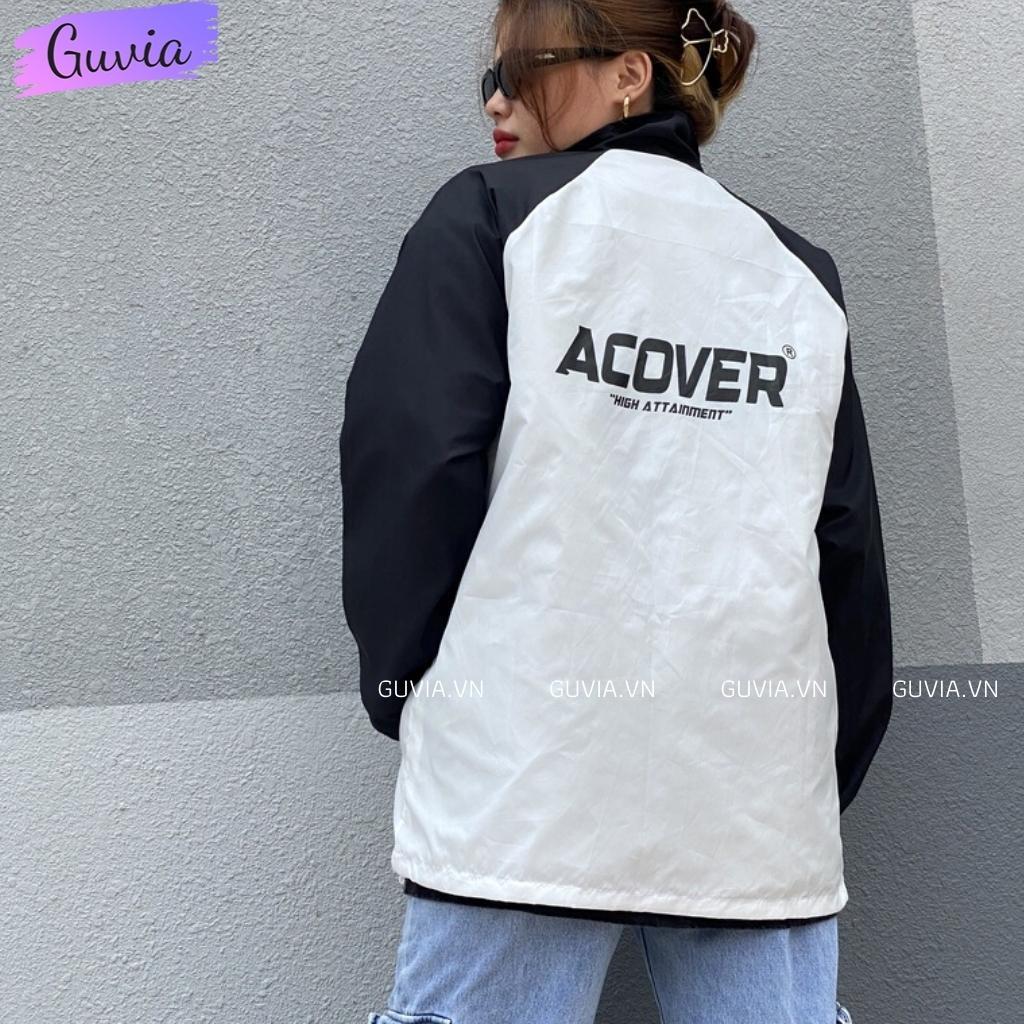 Áo Khoác Bomber Dù ACOVER Nam Nữ Ulzzang Unisex Kiểu Form Rộng 2 Lớp Jacket