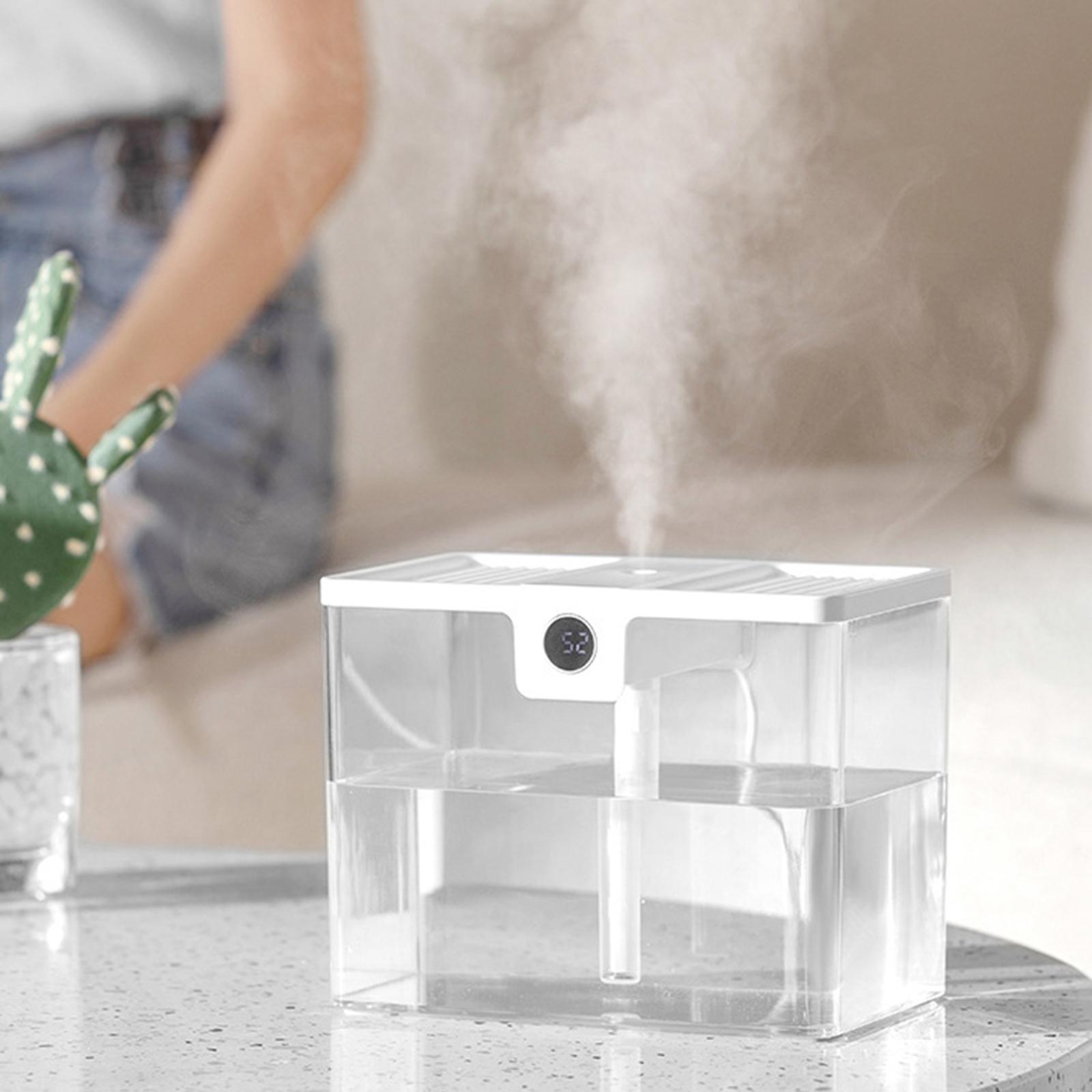 Máy Khuếch Tán Tạo Ẩm Phun Sương 1.5L Với Màn Hình Hiển Thị Độ Ẩm Tự Động Không Cần Dùng Nước Usb