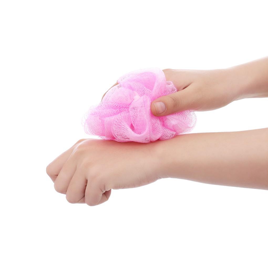 Bông tắm lưới cọ lưng loại tròn dài to
