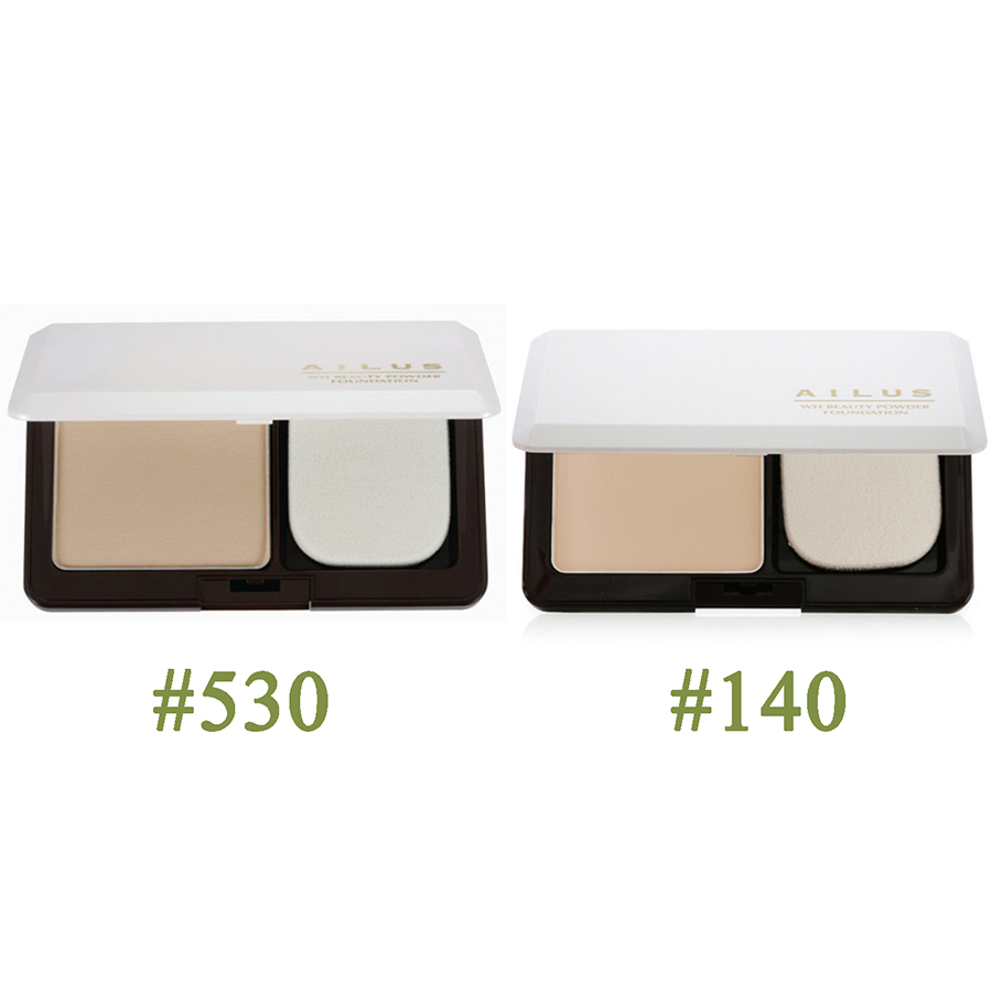 Phấn nền sáng da Naris Ailus WH Beauty Powder Foundation Nhật Bản 10g + Móc khóa