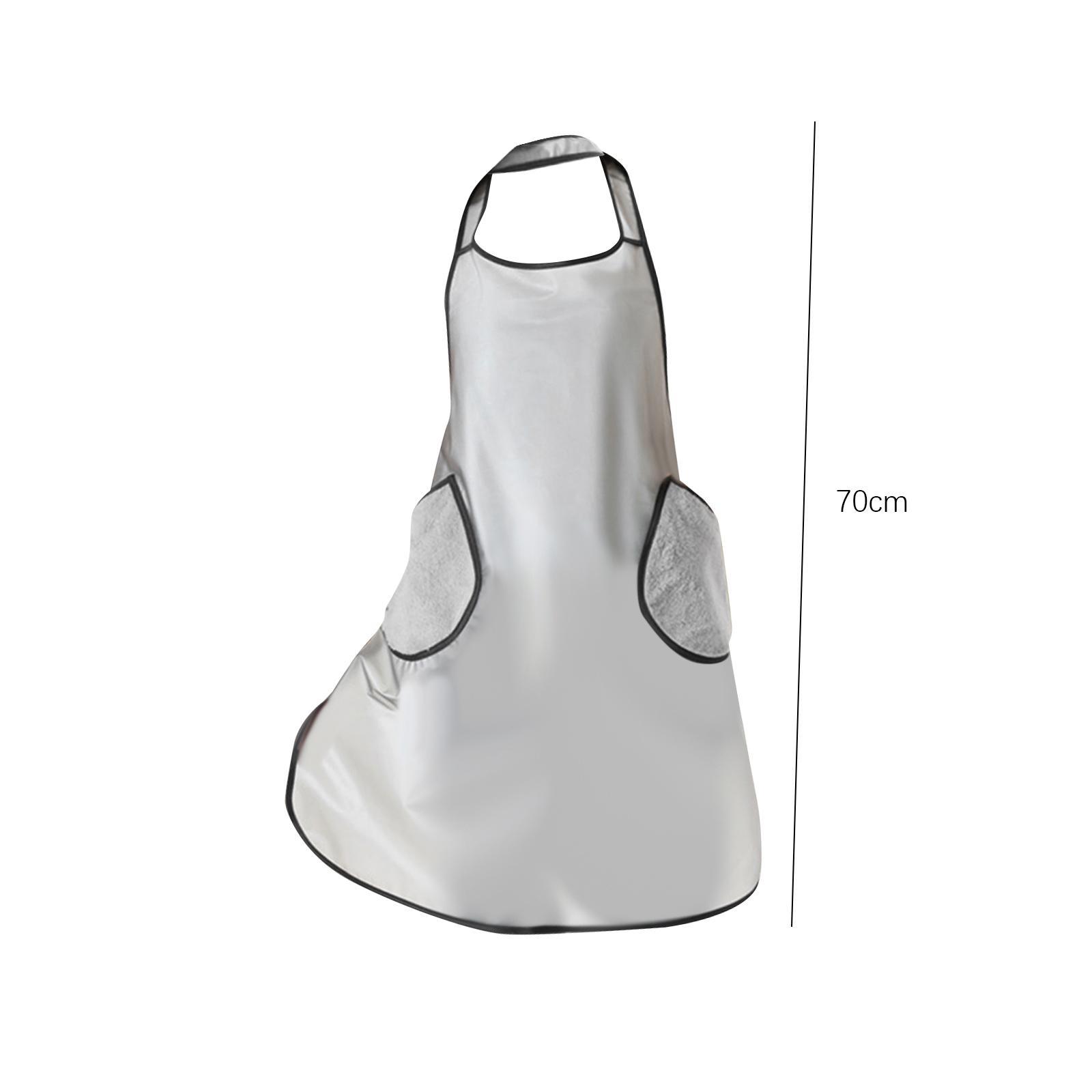 Cooking Apron Baking Apron with Hand Wipe Pockets Sturdy Oil BBQ Apron