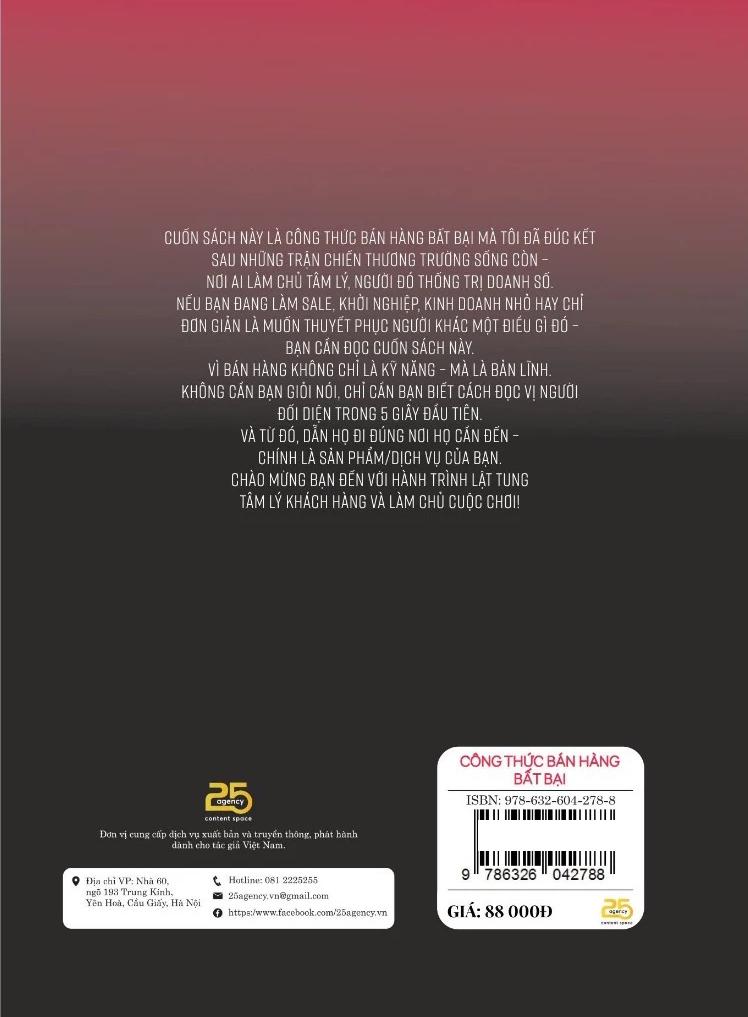 Sách - Công Thức Bán Hàng Bất Bại