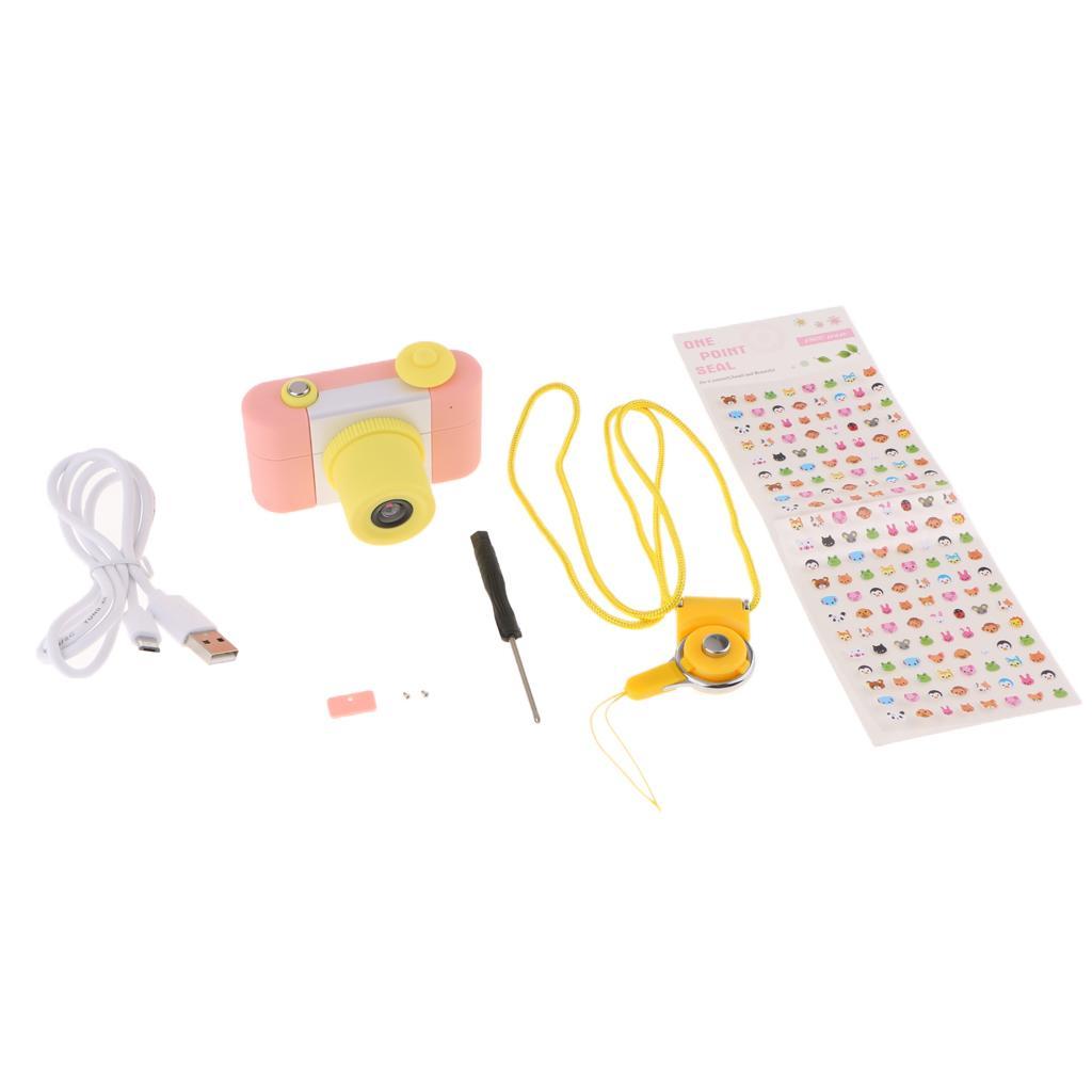 Pink-Mini 1.5 inch Kids Children Digital Camera HD Automatic Video Recorder