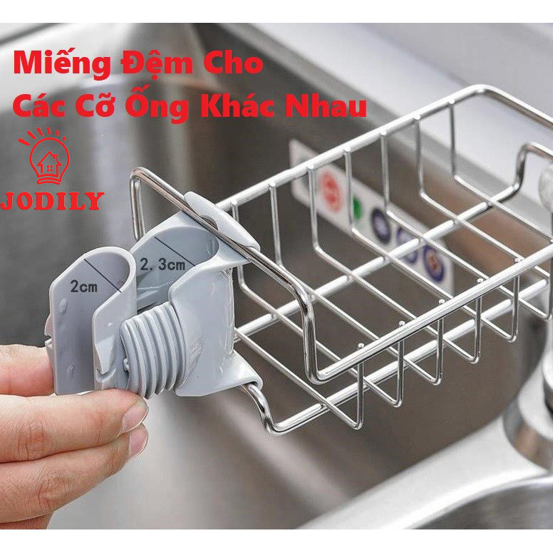 Kệ, Giá Inox Gắn Vòi Nước Đựng Nước Rửa Chén Và Bối Rửa Chén Jodily