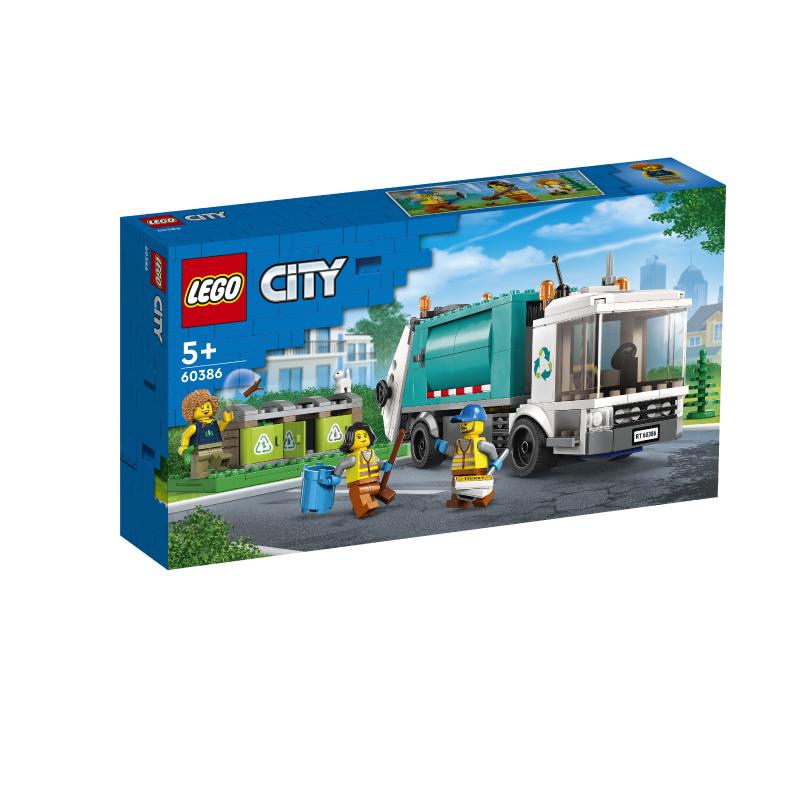 Đồ Chơi Lắp Ráp LEGO City Xe Rác Tái Chế 60386 (261 chi tiết)