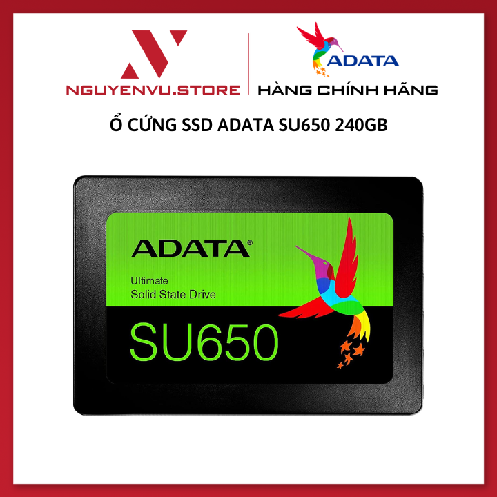 Ổ cứng SSD Adata SU650 120GB / 240GB 2.5 inch SATA3 - Hàng Chính Hãng